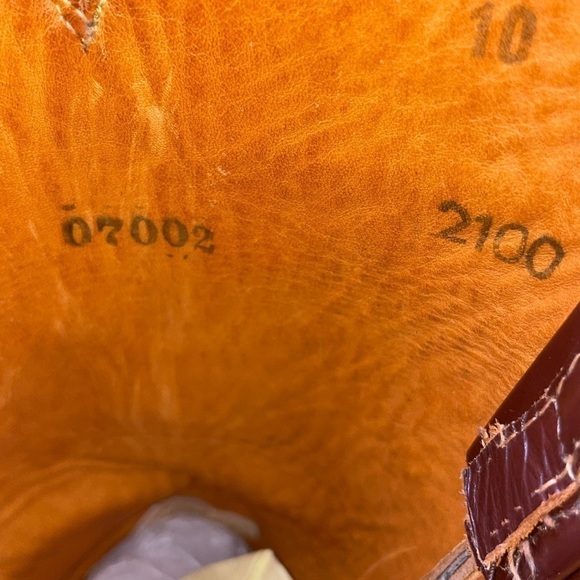 Tony Lama - Brown Textured- Handcrafted - Women's - Cowboy Boots- Size 10 B‌‌‌‍‍ - Picture 8 of 11